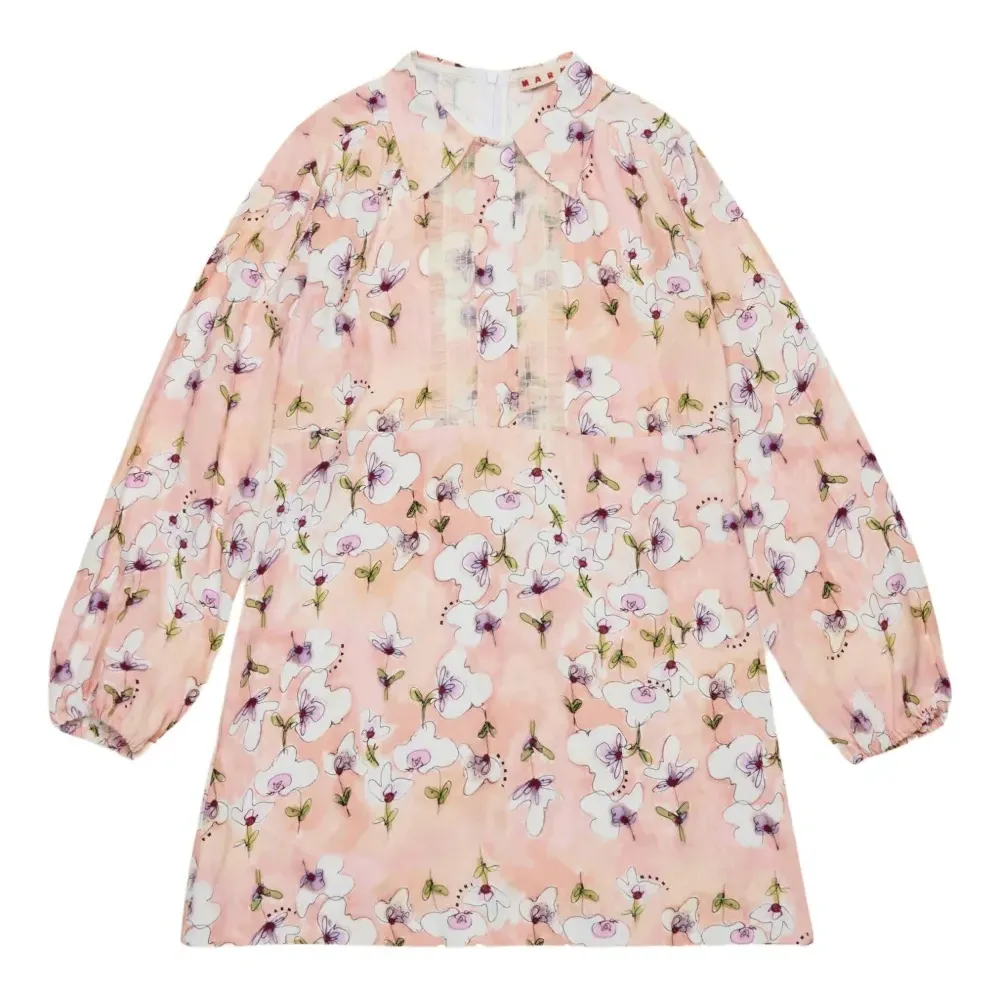 Рубашка с цветочным принтом