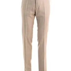 Прямые брюки со складками