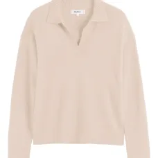 Свитер с воротником поло