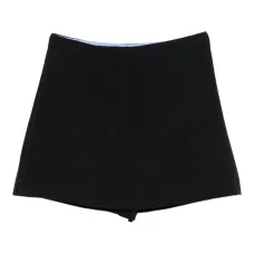 Шорты строгого кроя с завышенной талией