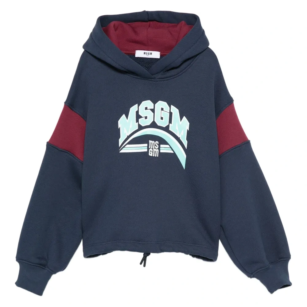 Худи в стиле колор-блок