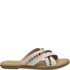 Сандалии Viv с помпонами