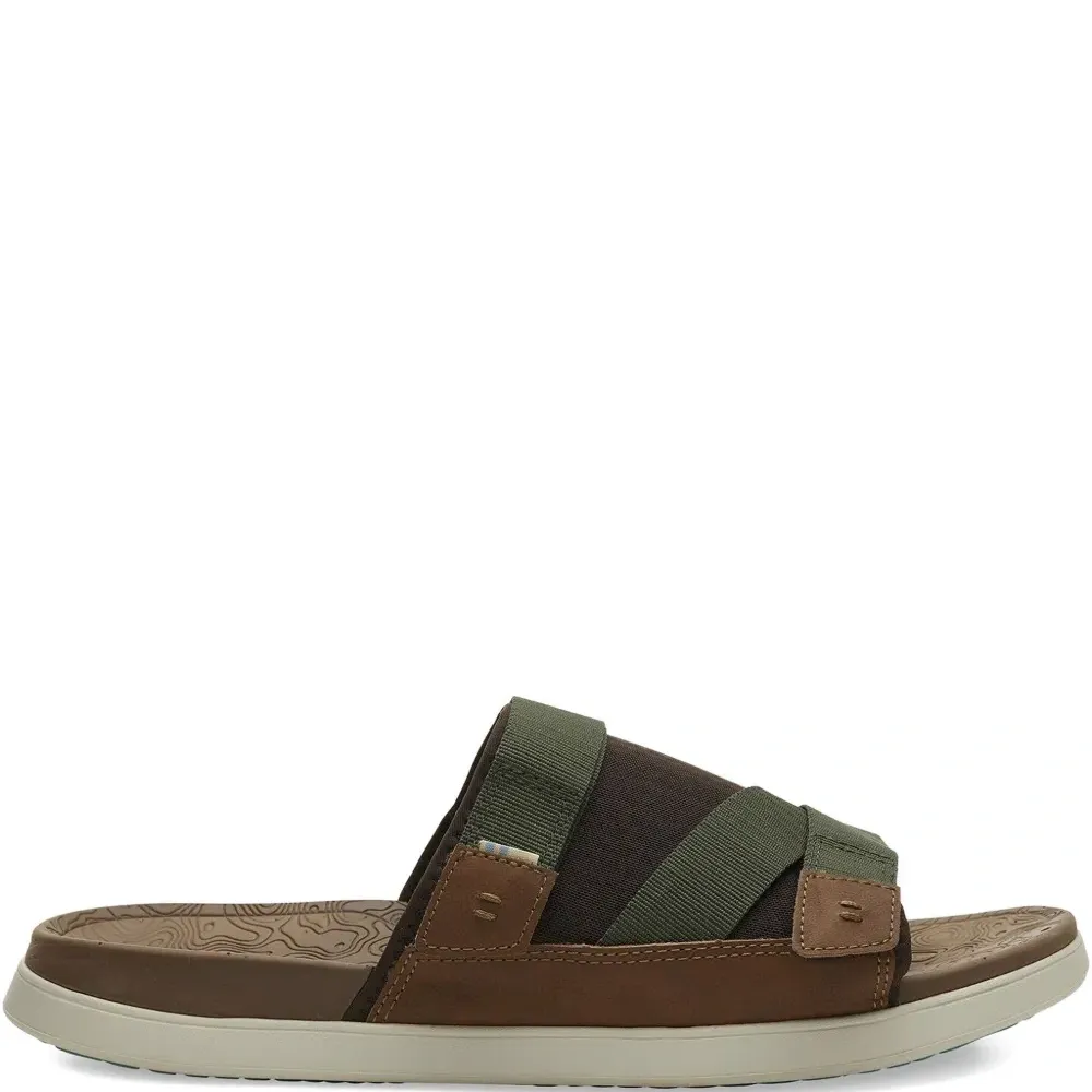 Шлепанцы TRVL Lite Brown/Green