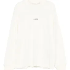 Топ с высоким воротником и логотипом