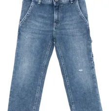 Джинсы с карманами карго