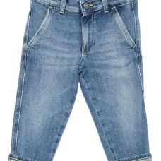 Джинсы с нашивкой-логотипом