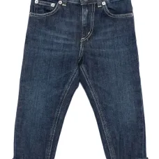 Джинсы с нашивкой-логотипом