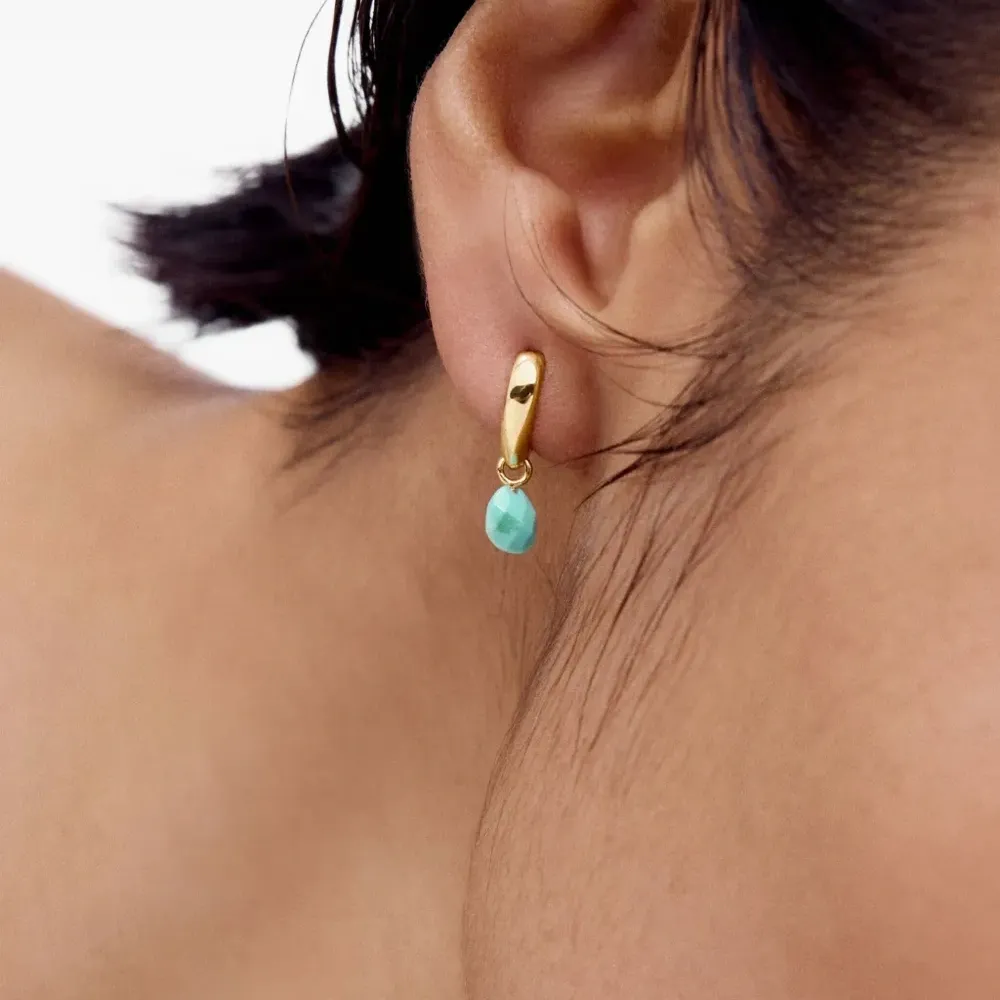 Серьги-хагги с подвесками