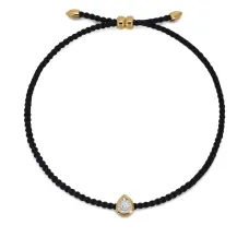 Позолоченный браслет с бриллиантами