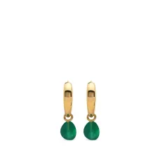 Серьги-хагги Rio с ониксом