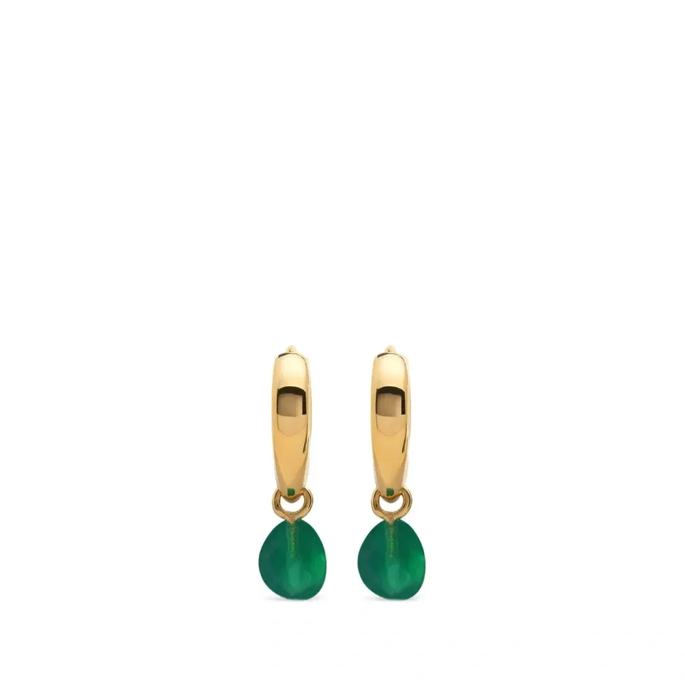 Серьги-хагги Rio с ониксом Серьги-хагги Rio с ониксом