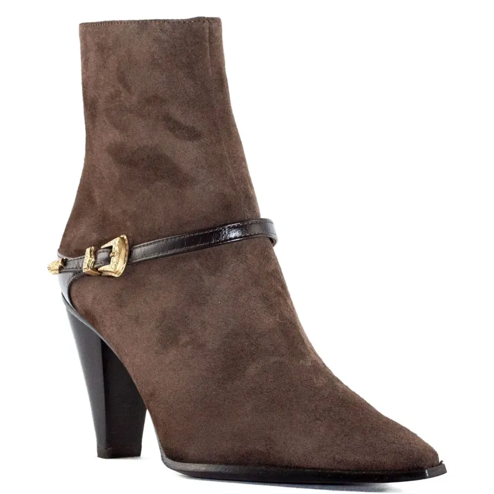 Замшевые ботильоны Замшевые ботильоны