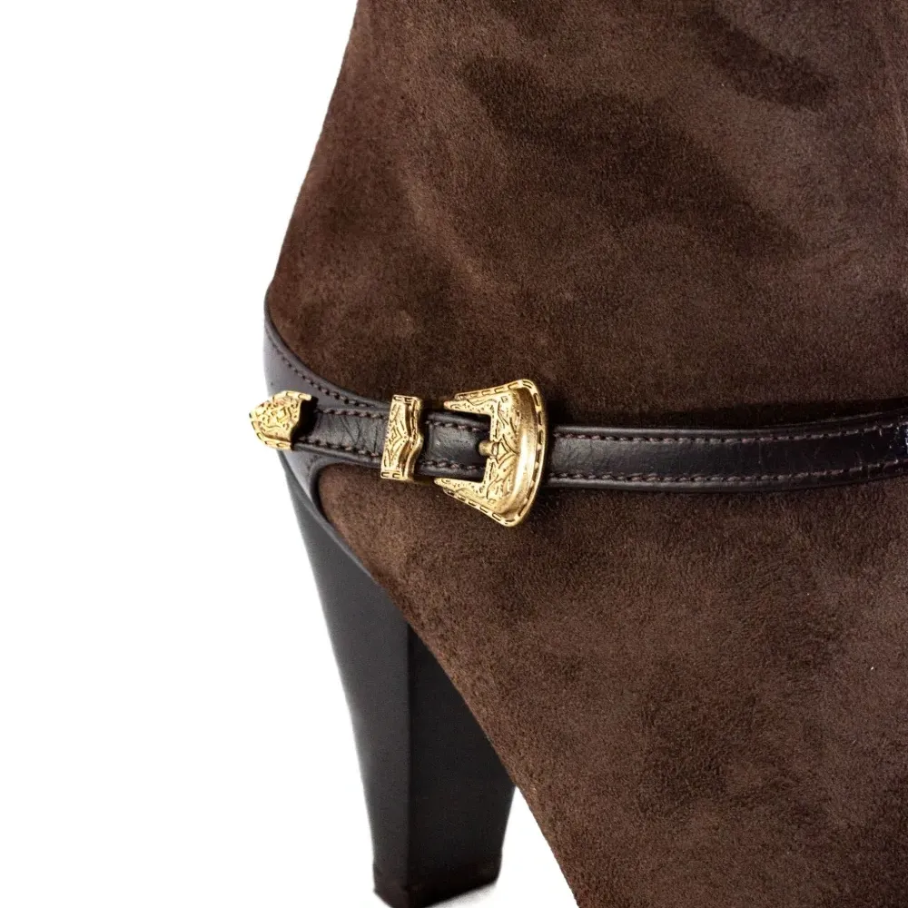 Замшевые ботильоны Замшевые ботильоны