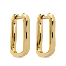 Позолоченные серьги-хагги Alta