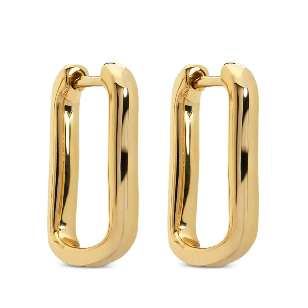 Позолоченные серьги-хагги Alta