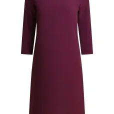 Платье миди с рукавами три четверти