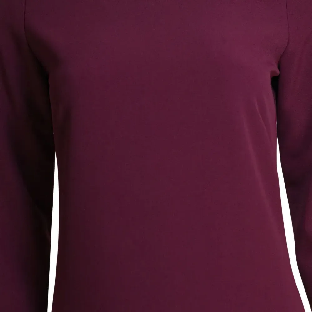 Платье миди с рукавами три четверти