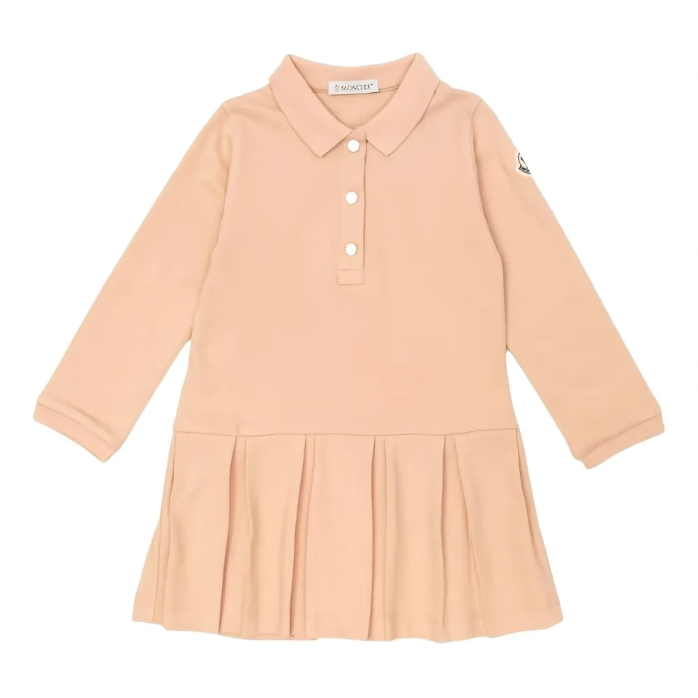 Платье поло со складками