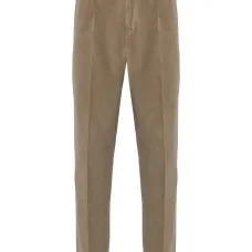 Вельветовые брюки со складками