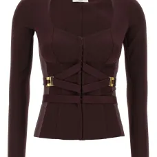 Топ-бюстье с тюлем