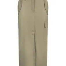 Юбка карго с разрезом спереди