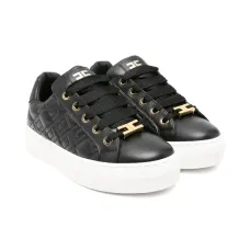 Стеганые кроссовки с логотипом