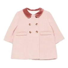 Пальто с узором в елочку