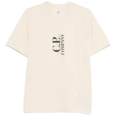 Футболки и поло C.P. COMPANY бежевого цвета