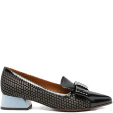 Туфли с бантом и узором