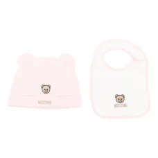 Комплект из шапки и нагрудника с вышивкой Комплект из шапки и нагрудника с вышивкой