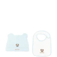 Комплект из шапки и нагрудника с вышивкой Комплект из шапки и нагрудника с вышивкой