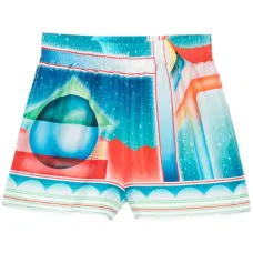 Шелковые шорты Galaxy Court