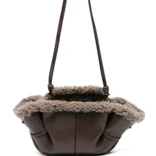 Сумка-тоут с отделкой из овчины Сумка-тоут с отделкой из овчины