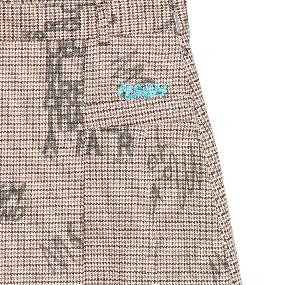 Плиссированная мини-юбка