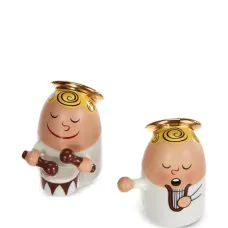 Украшения в виде ангелов в ряд Украшения в виде ангелов в ряд