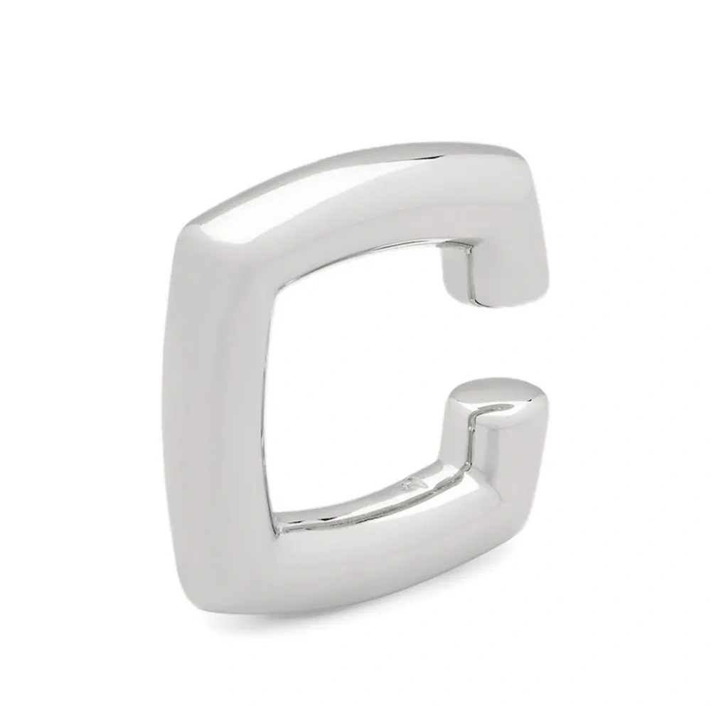 Серьга-кафф с камнем