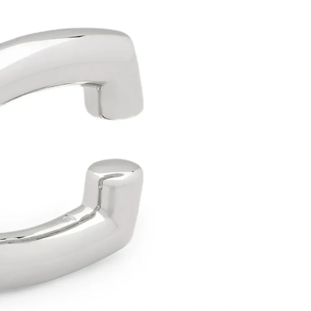 Серьга-кафф с камнем