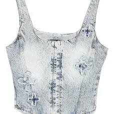 Джинсовый топ-бюстье Gigi Klassic Kraftwerk
