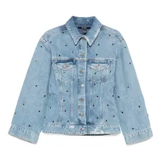 Джинсовая куртка Chroma с люверсами