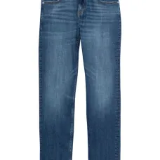 Джинсы с эффектом потертости