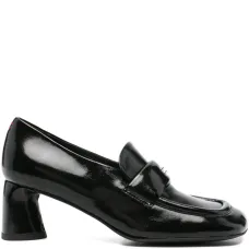 Лоферы на блочном каблуке