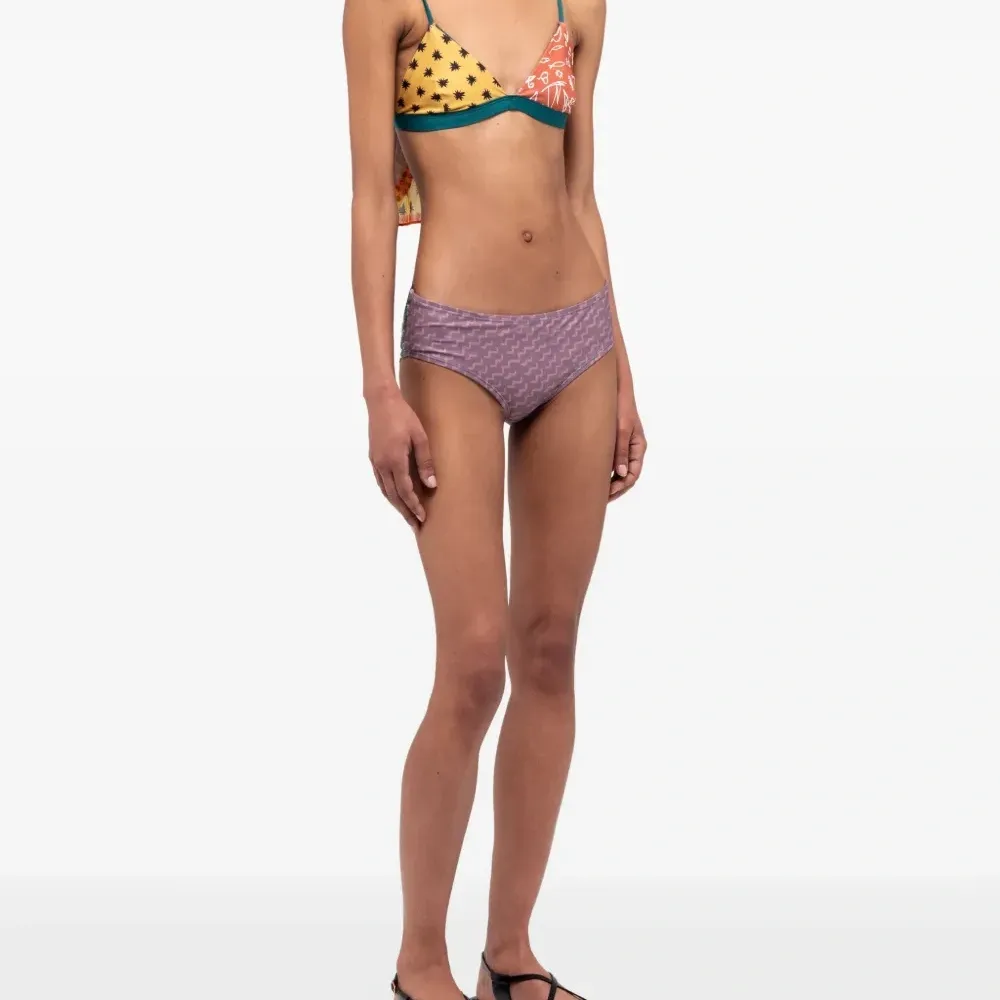 Двусторонние плавки бикини с принтом Двусторонние плавки бикини с принтом