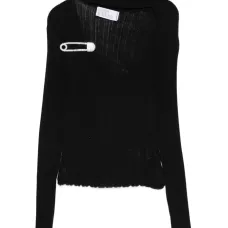 Свитер в рубчик