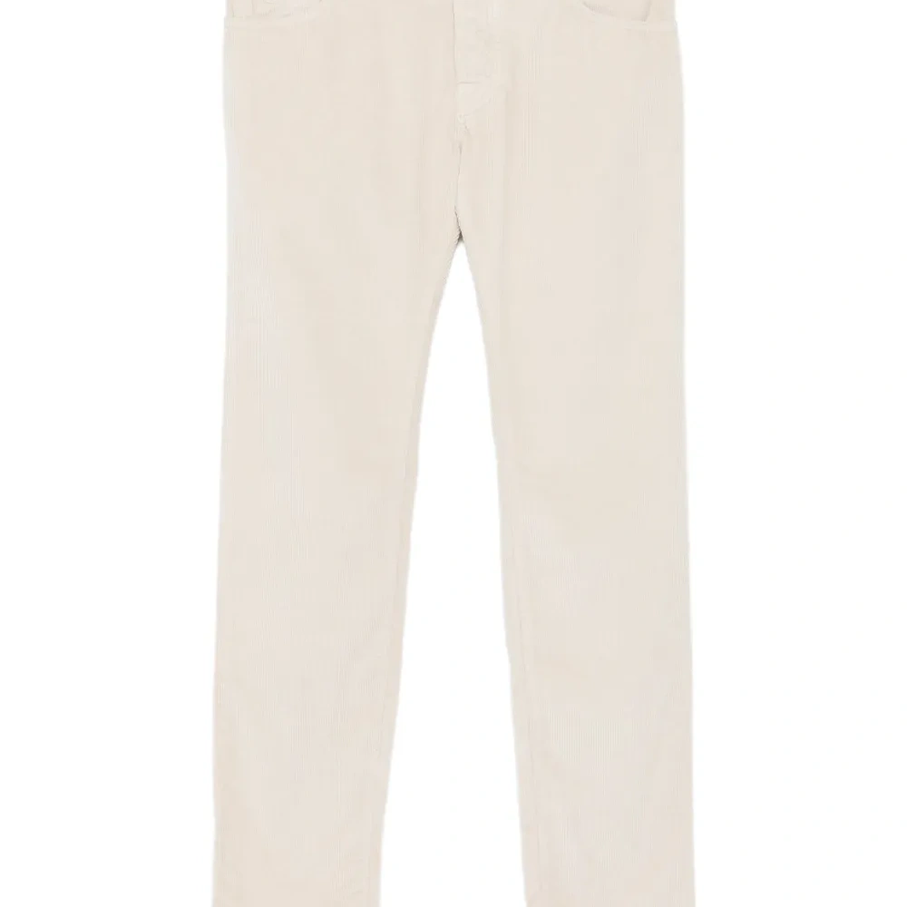 Вельветовые брюки с карманами