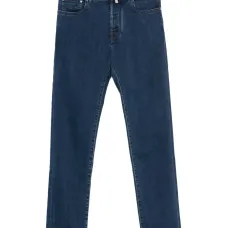 Джинсы с застежкой на пуговицах