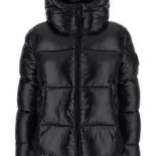 Стеганая куртка с капюшоном