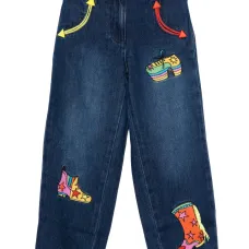 Джинсы с вышивкой Джинсы с вышивкой