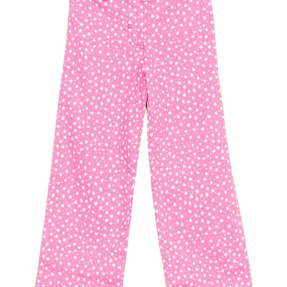 Джинсы с принтом