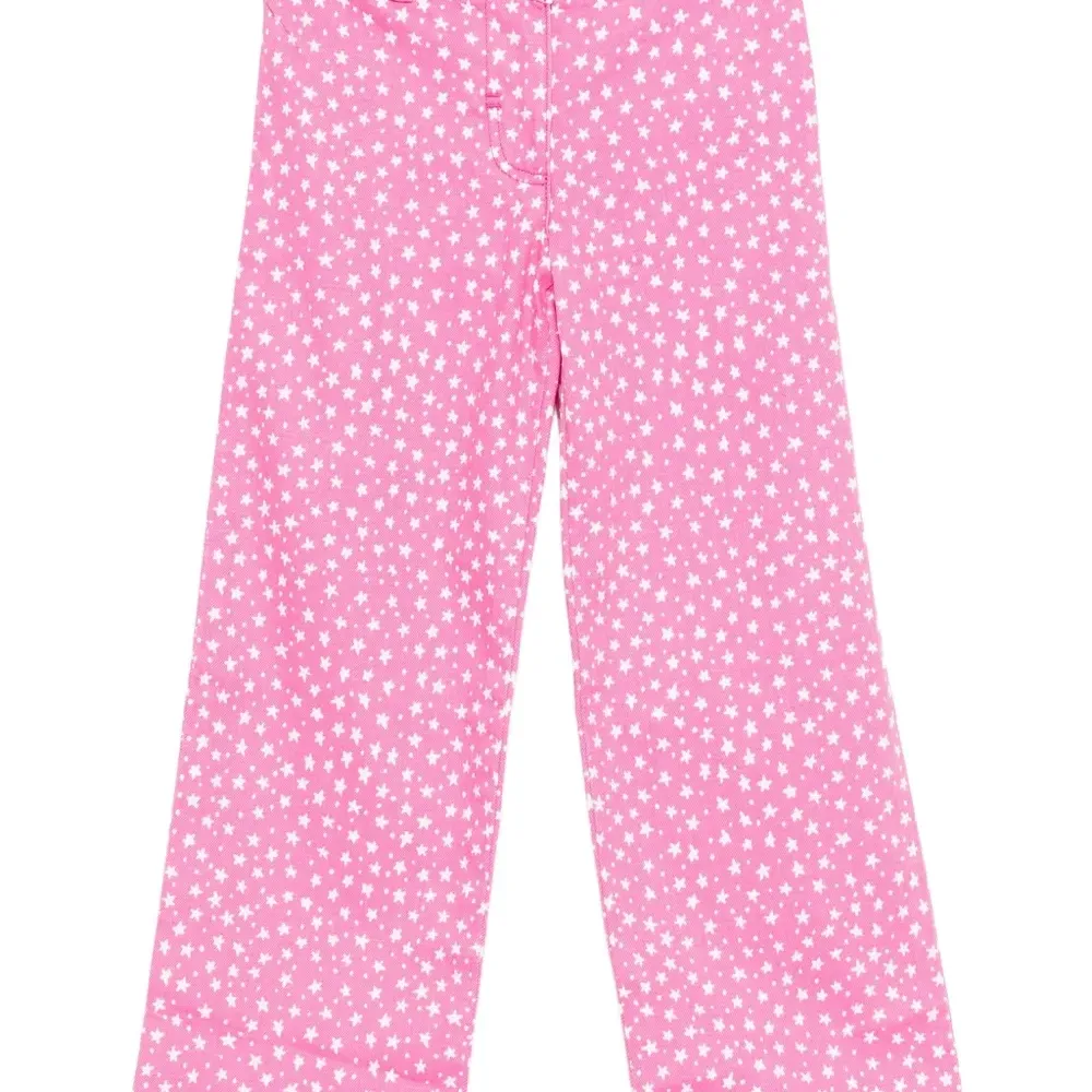 Джинсы с принтом