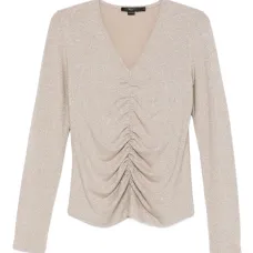 Топ с V-образным вырезом и сборками Топ с V-образным вырезом и сборками